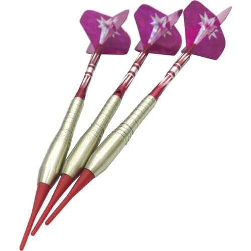 High-quality 3Pcs/set 19g Electronic Darts Accessories Profession Soft Dart Match Darts Copper Body Aluminum Alloy Shaft Dardos