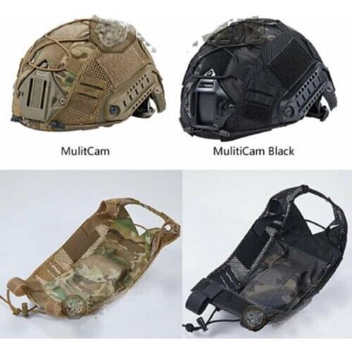 Tactical Hunting Helmet protective Cover for Fast helmet MC MCBK Size M / L