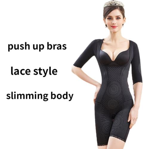 Women Shaper Slimming Body Corset Magnetic Bodysuits Lift Bras Underwear