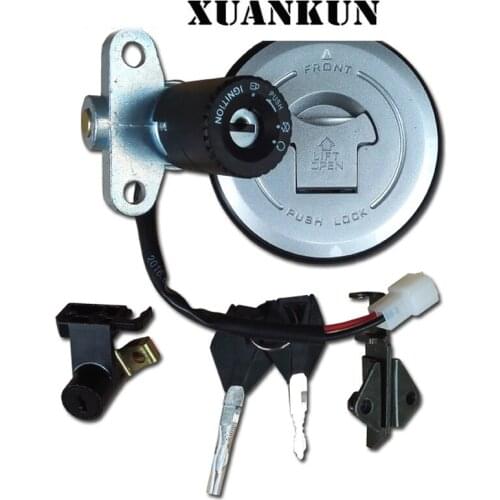 XUANKUN Motorcycle Accessories Lock Assembly CF125-3 Switch Faucet Seat Lock CFMOTO