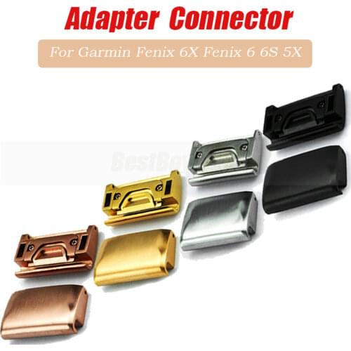 Quick Fit Metal Watch Band Adapter for Garmin Fenix 6S 6X 6 Fenix 5S 5X 5 Fenix 3 MK1 20mm 22mm 26mm All models Buckle Connector