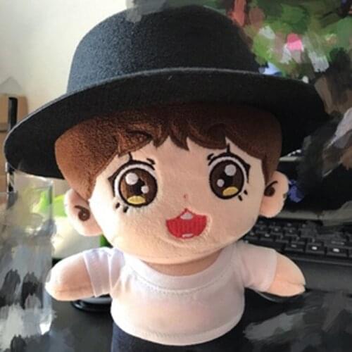 For 20cm doll use clothing accessories for plush stuff T shirt cotta