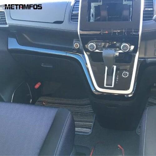 For Nissan Serena 2016-2020 2021 Center Control Strip Cover Molding Trim Decoration Sticker Interior Accessories Car Styling