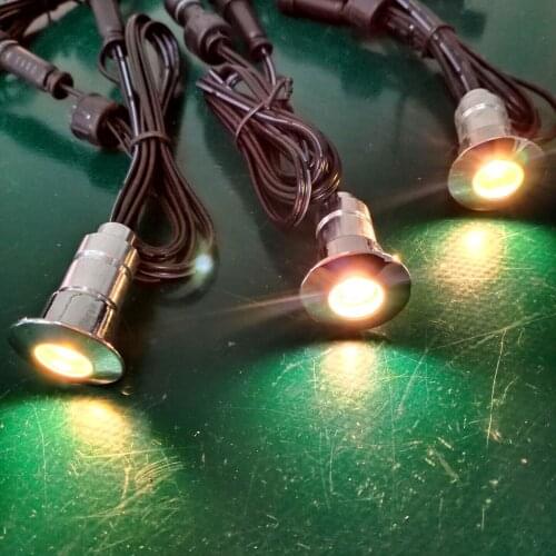 3000k 6000k Waterproof IP67 Dusk LED Deck Light for Garden Low Voltage 12V Aluminum Laminate Floor Lamps for Patio Paver Mordern