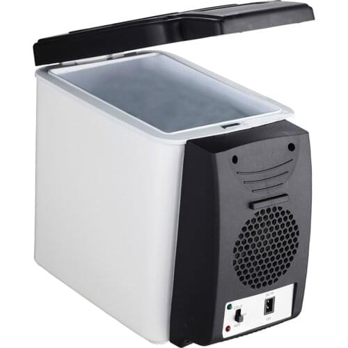 6L Mini Car Fridge Cooler Warmer12V Travel Refrigerator Portable Electric Ice box Cooler Box Freezer