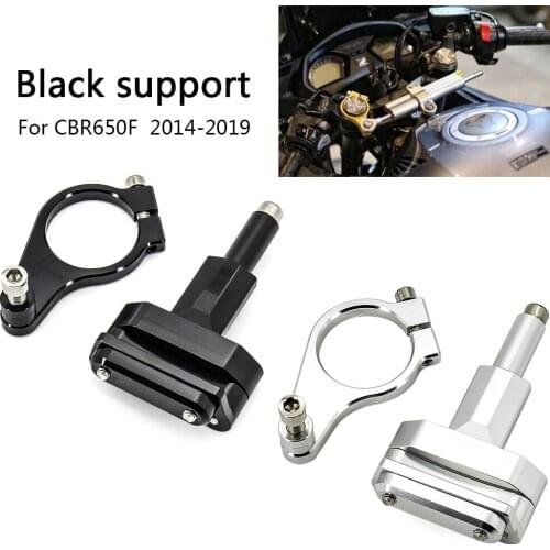 Motorcycle Accessories CNC Aluminum Alloy Steering Damper Bracket Mounting Kits For Honda CBR650F 2014 - 2019 2016 2017 2018