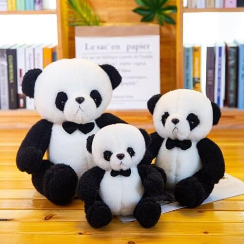 Lovely cute 20/30/40cm plush panda black and white sofa home decoration stuffed soft Favorite Pillow good quality gift for kid