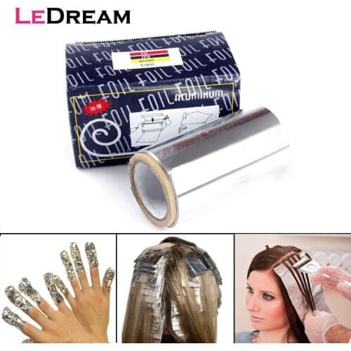 1 Roll 50m Hairdressing Styling Tin Foils Tape Thicken Hair Salon Manicure Supplies Highlights Foil Roll Gradient Modelling Tool