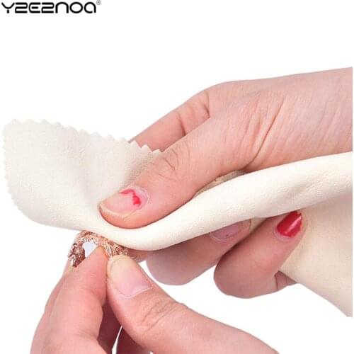 1pcs Silver Polish Cloth Retail Jewelry Polishing Silver Burnishing Buffing Gold Clean Tool Jewelry Cleaner Rub 150x150mm New