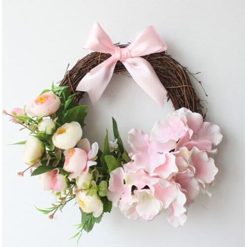 18cm/24cm Korean small wreath wedding room decoration bedroom wreath wall decoration wedding room decoration scene layout