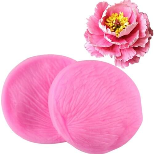 3D Printing Mode Circular Leaf Petals Die Clamping Piece Silicone Mold Fondant Sided Printing