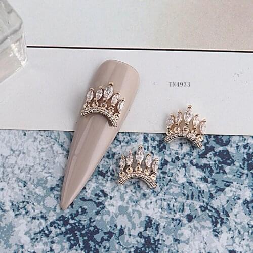 5pcs TN4933 Alloy Zircon Nail Art Crystals nail jewelry Rhinestone nail supplies nails accessories nail art decorations charms