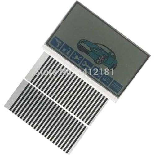 7PCS/lot Russian A61 Lcd Display Flexible Cable For 7 PCS Car Alarm Starline A61 LCD Remote Control Keychain A61 Zebra Stripes