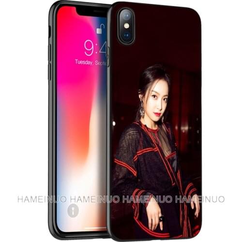 Black tpu case for iphone 5 5s SE 2020 6 6s 7 8 plus x 10 case silicone cover for iphone XR XS 11 pro MAX case f(x) f x kpop