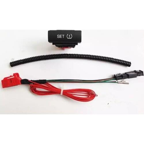 Tire pressure warning TPMS SET switch BUTTON with cable FOR Volkswagen VW Skoda Octavia 1ZD 927 127