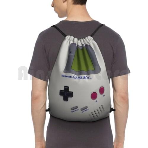 Nintendo Game Boy Backpack Drawstring Bags Gym Bag Waterproof Gameboy Game Boy Nintendo Nintendo Game Boy Nintendo