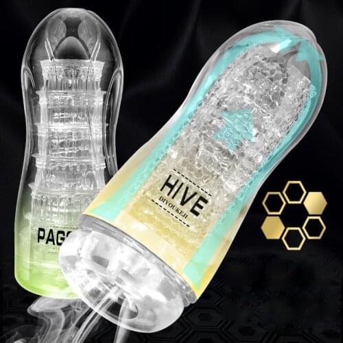 Male Masturbator Cup Soft Pussy Sex Toys Transparent Vagina Adult Endurance Exercise Sex Products Vacuum Pocket Cup for Men