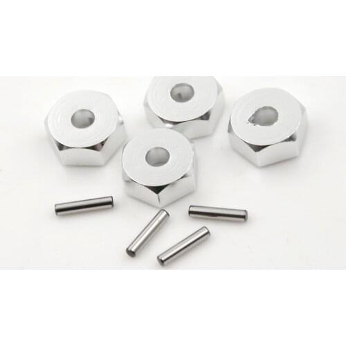 NEW RC 1:10 5MM Thickness 12mm Wheel HEX 5.0 Hubs Drive Adaptor Pins & Screws