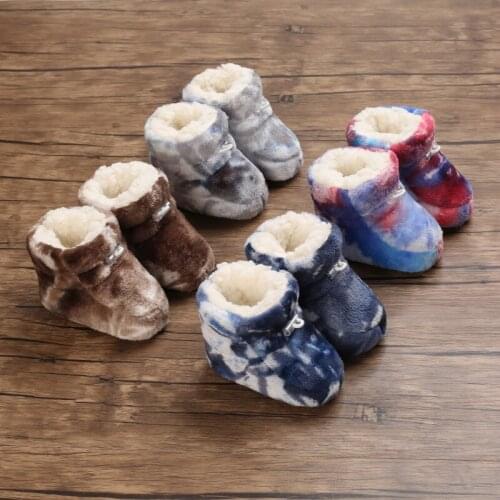 NEW Newborn Baby Shoes Boy Girl Star Toddler First Walkers Booties Cotton Comfort Soft Anti-slip Warm Infant Crib Shoes