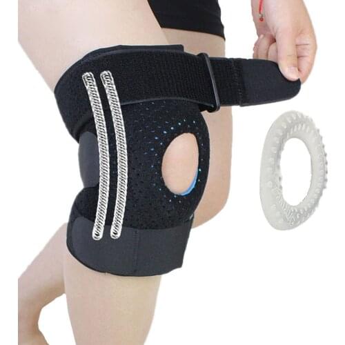 Knee Support, Open-Patella Brace for Arthritis, Joint Pain Relief, Injury Recovery with Adjustable Strapping & Breathable