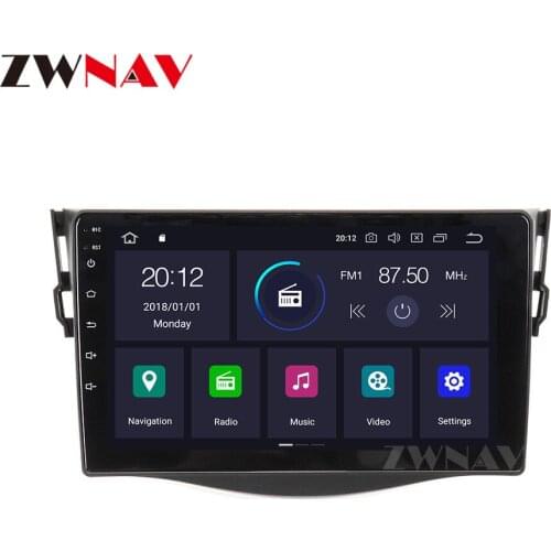 PX6 4G+128G Android 10.0 Car Multimedia player For TOYOTA RAV4 2006-2012 car radio stereo GPS navi head unit touch screen