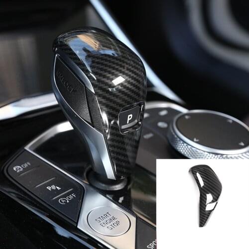 Sport Short Plush Shift Knob Stick Cover Spoiler Diffuser Accessories CN For BMW G20 G22 X3 G01 2019 2020 2021
