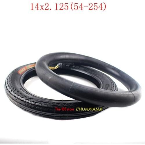 Super 14inch Antiskid Tyre Electric Bicycle Tire 14*2.125 54-254 E-bike Tyre for Many Gas Electric Scooter14x2.125 tyre