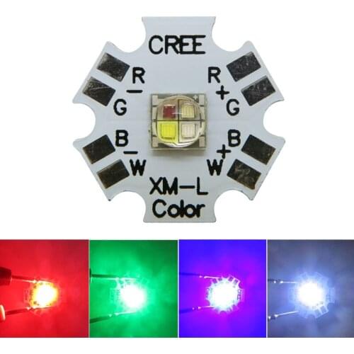 12W RGBW 4-Chip High Power LED 12 Watt RGB White Multicolor Change Light