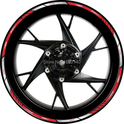 NEW Motorcycle Reflective Stickers Motorcycle accessories 18" 0.9mm FOR YAMAHA Racing Equipment Wheel Stripes Rim Laminated