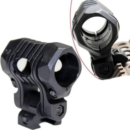 Tactical Light Mount 1inch / 25mm 5 Position For Airsoft Flashlight Laser Picatinny 20mm Rail Torch Mount For Hunting
