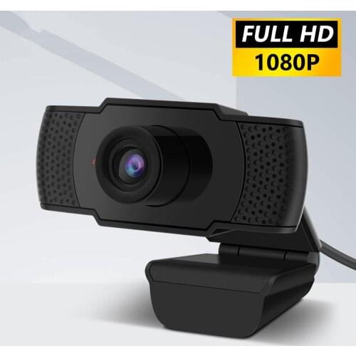 New Webcam 1080P Full HD Web Camera With LED fill light Microphone USB Plug Web Cam For PC Computer Mac Laptop Desktop Camera