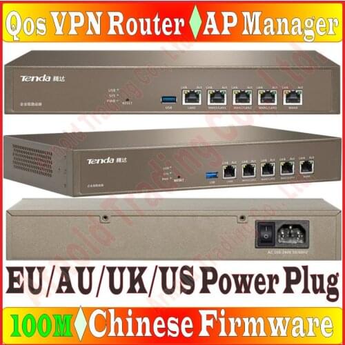 Chi-Firmware Qos VPN 100Mbps Router PPTP/L2TP/IPSec VPN 800MHz CPU Dual-WAN Ports, Gateway Router, AP controller WiFi controller