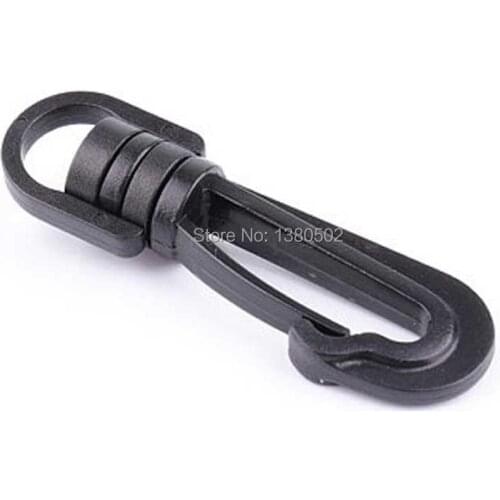 10pcs 62mm plastic Rotary Swivel Snap Hooks Spring Clip Buckle for backpack lanyard