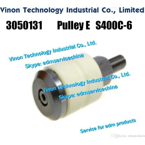 3050131 edm Pulley E (Ceramic with 2mm groove) for wire evacuation belt S400C-2 Ø25x58Lmm Upper for Sodic AP. AW. BF. EPOC serie