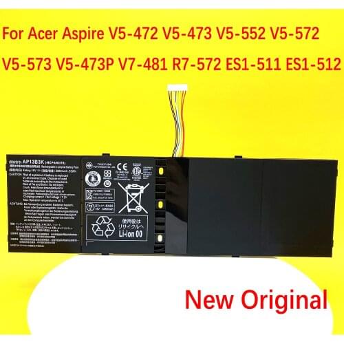 AP13B3K AP13B8K Laptop Battery For Acer Aspire V5-472 V5-473 V5-552 V5-572 V5-573 V5-473P V7-481 R7-572 ES1-511 ES1-512