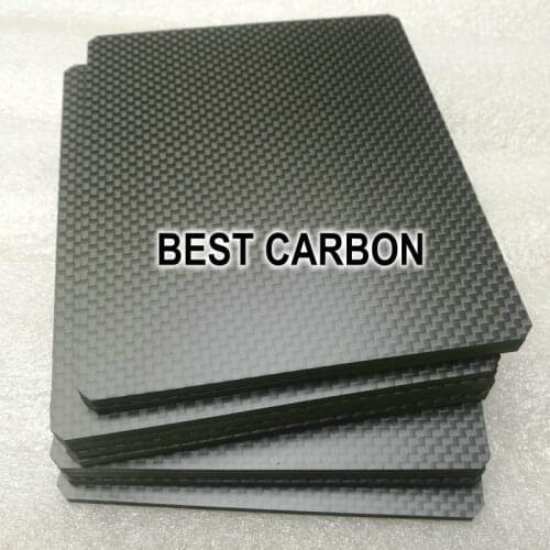FREE SHIPPING 101mm x 125mm x 3mm thickness 100% Carbon Fiber Plate , carbon fiber sheet , carbon fiber panel
