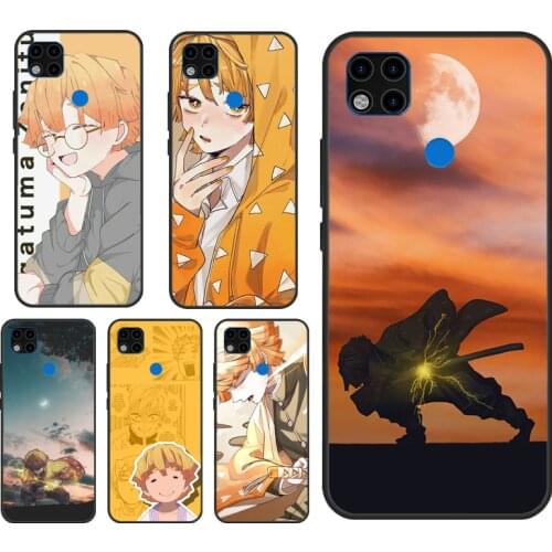 Zenitsu Demon Slayer Case For Xiaomi Redmi Note 10 Pro 9 Pro 8 7 9S 8T K40 Redmi 9 9A 9C 7A 8A 9T Cover Funda