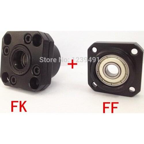 3sets ( Fixed Side FK10 + Floated Side FF10) Ball screw End Supports