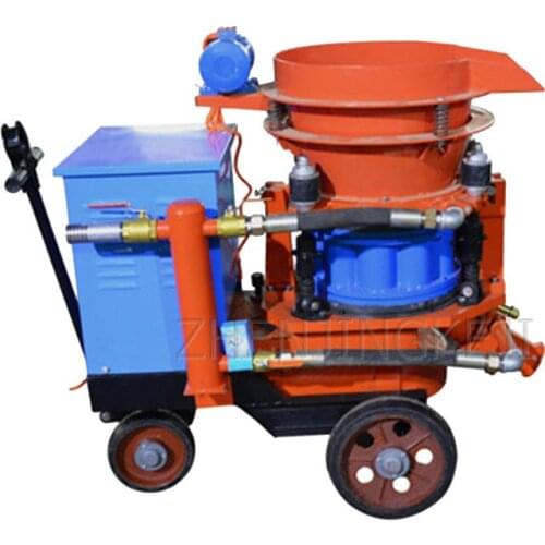 Concrete Shotcrete Machine Cement Mortar Jet Slope Protection Spraying Machine Mine Tunnels Culverts Subways Standard Motor 380V
