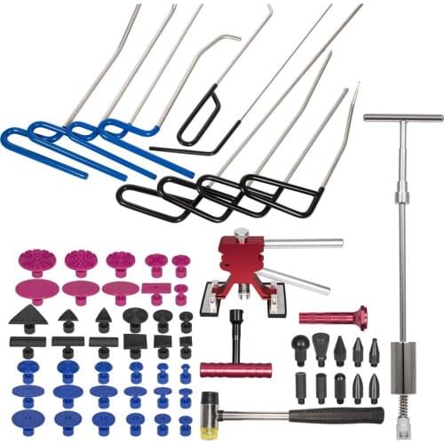 64 pcs Removal Rods Set Paintless Dent Repair Tools for Auto Dent Removal, Minor dents, Door Dings and Hail Damage