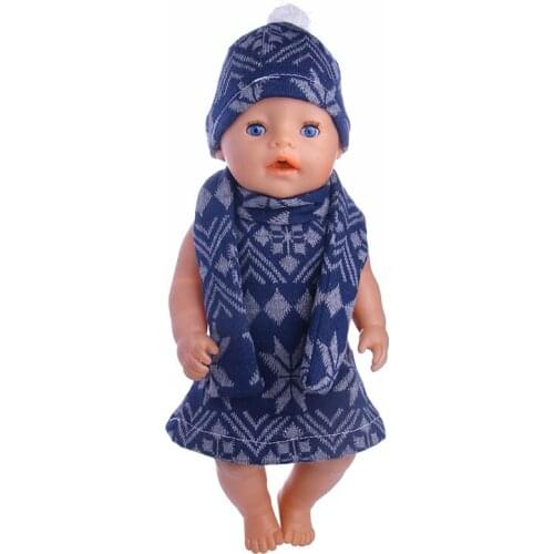 New Arrival high quality popular clothes For 43cm New Zaft Christmas gift (Including hat)