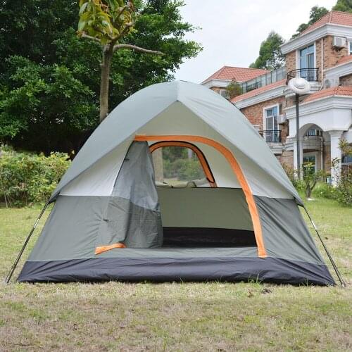 XC USHIO Camping Tent Family Traveling Double Layer Upgrade Ultralight Tent Waterproof Tents Outdoor Camping Fishing 2-3 Person