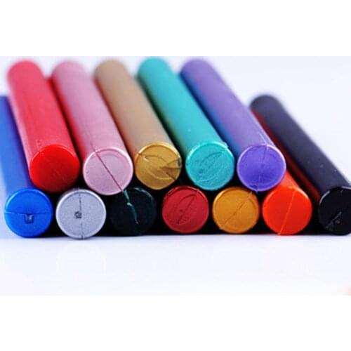 10Pcs/Set Vintage Sealing Glue Gun Wax Sticks for Stamp Cards Envelope Letter Seal Tools DIY Mix Color Vintage Sealing Wax