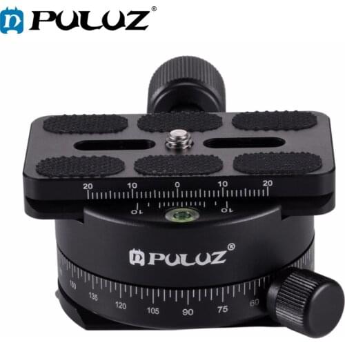 PULUZ Aluminum Alloy 360 Degree Rotation Panorama Ball Tripod Head & 1/4 screw Quick Release Plate for DSLR & SLR cameras
