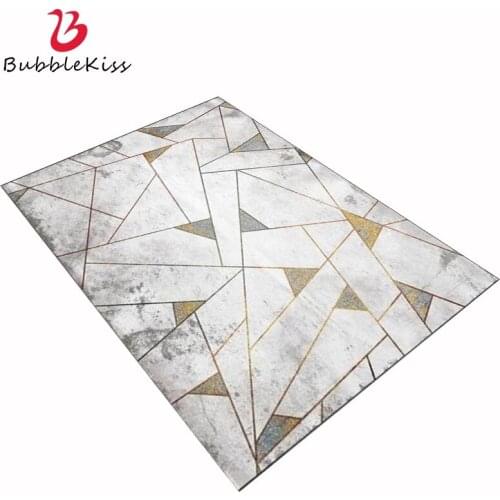 Bubble Kiss Polyester Soft Rug Abstract Modern Cement Gray Rugs and Carpets for Home Living Room Carpet For Bedroom Home Decor