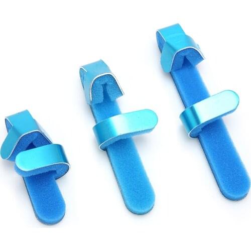 Adjustable Medical Alloy Splint Finger Plywood Joint Fitted Rehabilitation Equipment Finger Orthosis Hand Orthopedic 3 Sizes