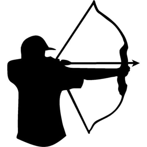 Personality Fashion Bowhunters Shooting of Vehicle Stickers Creative Sticker Covering The Body Apply To Car Window Laptop