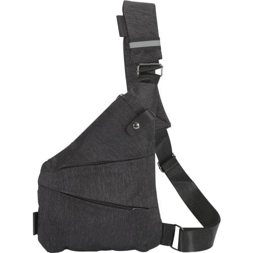 Mens Personal Pocket Shoulder Bag Waterproof Bicycle Antitheft Crossbody Chest Bag Casual Cycling Sports Messenger Bag Protable