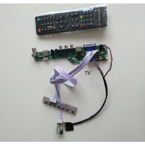 TV LED AV VGA RF controller driver Board For B156XW02 V2 HW5A 1366*768 15.6" Monitor panel Screen