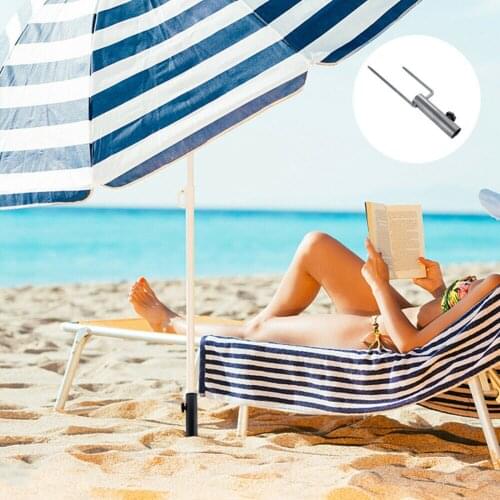 Umbrella Brolly Ground Spike Stabilizer Stand Heavy Duty Fishing Tackle